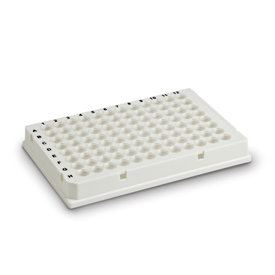 美国伯乐BIORAD 96孔薄壁半裙边透明孔白色裙边高位PCR板